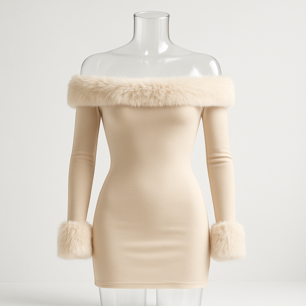 Vestido Off-Shoulder “Étoile” de Genuina